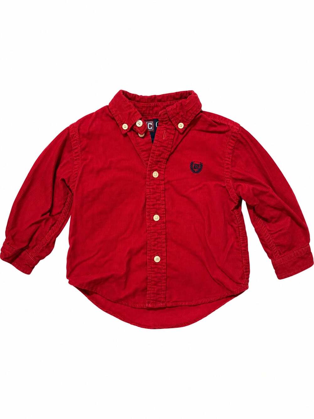 Chaps Red Corduroy Button-Down Shirt Size 24M